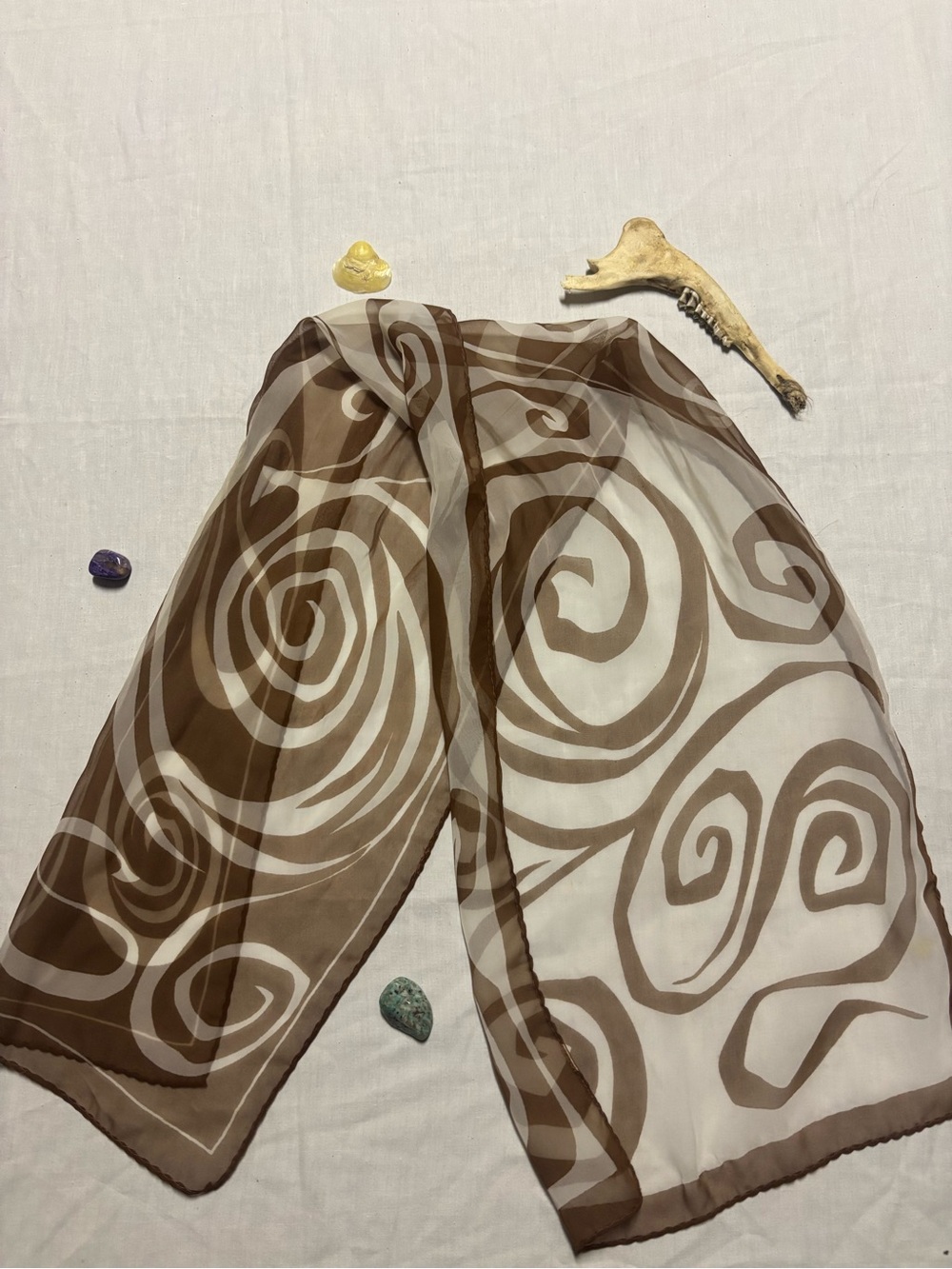 70s Abstract Scarf